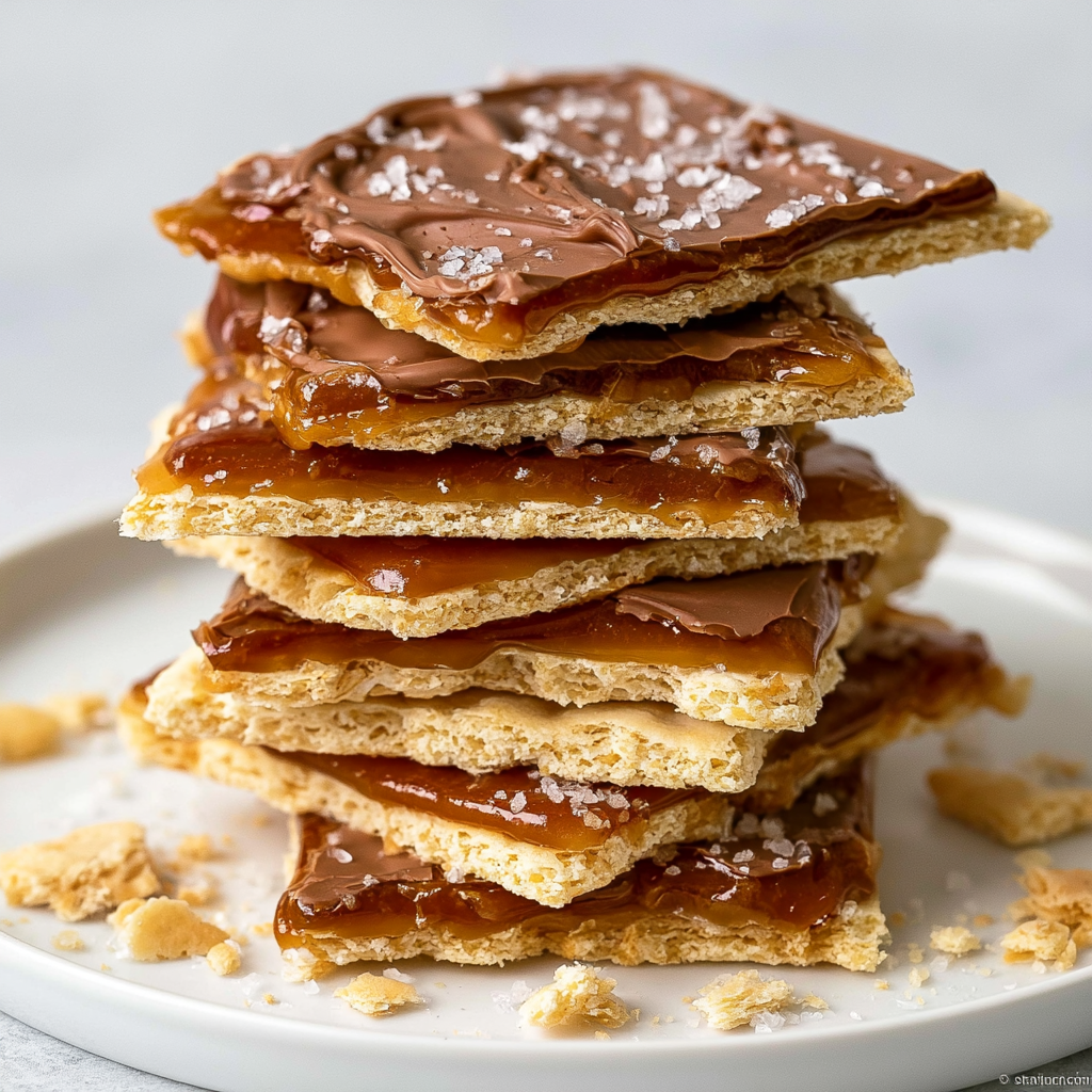 Saltine Cracker Candy (aka Christmas Crack) - step by step